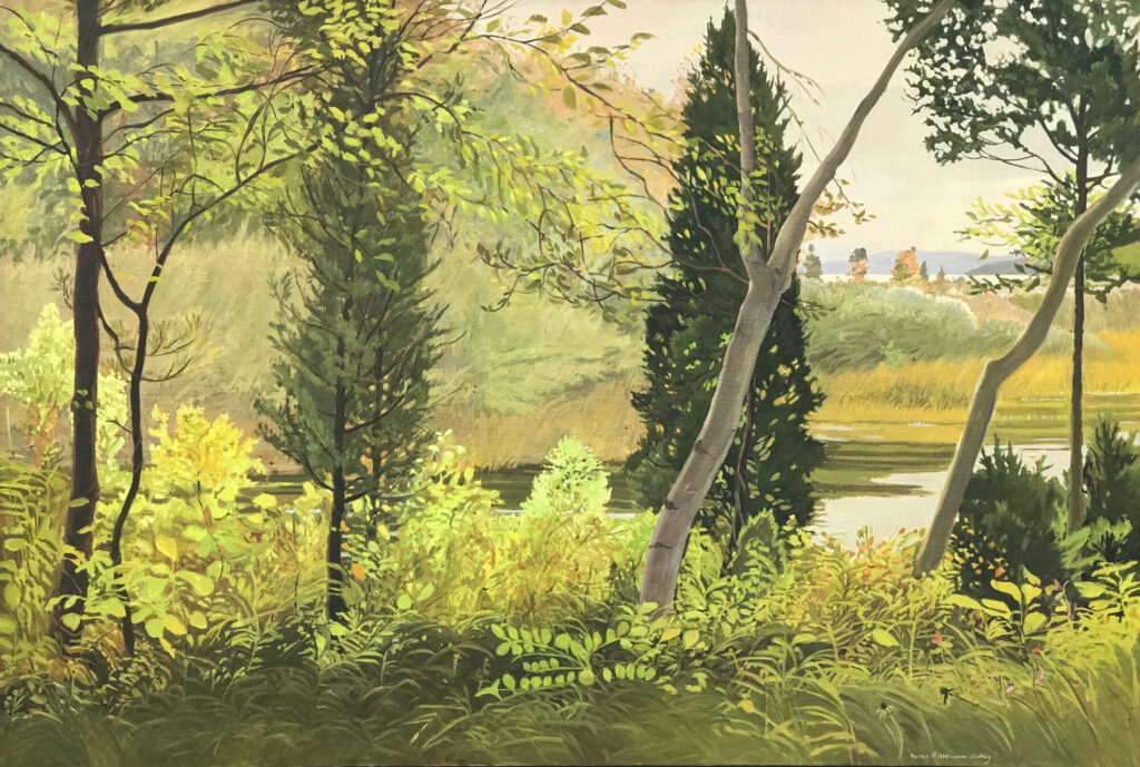1979 oil on canvas 46 x 68 inches