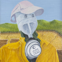 2026 casein on panel 8 x 10 inches