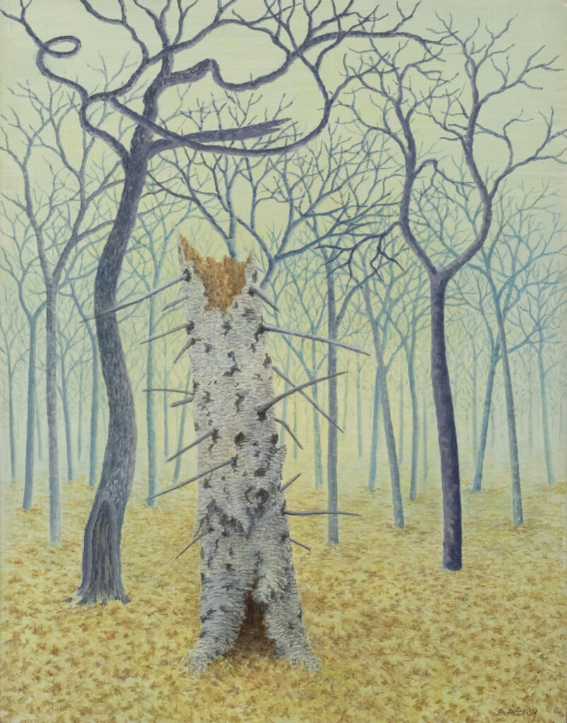 2025 casein on panel 14 x 11 inches