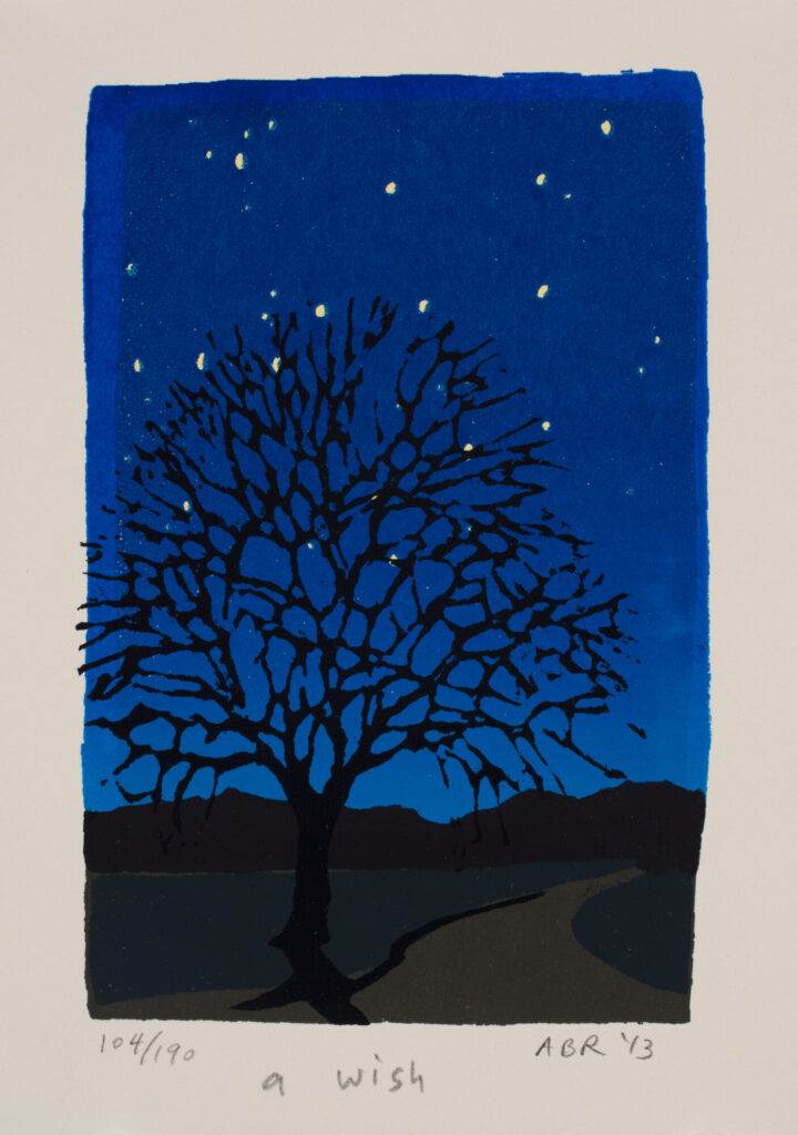2013 silkscreen print 5.75 x 7.75