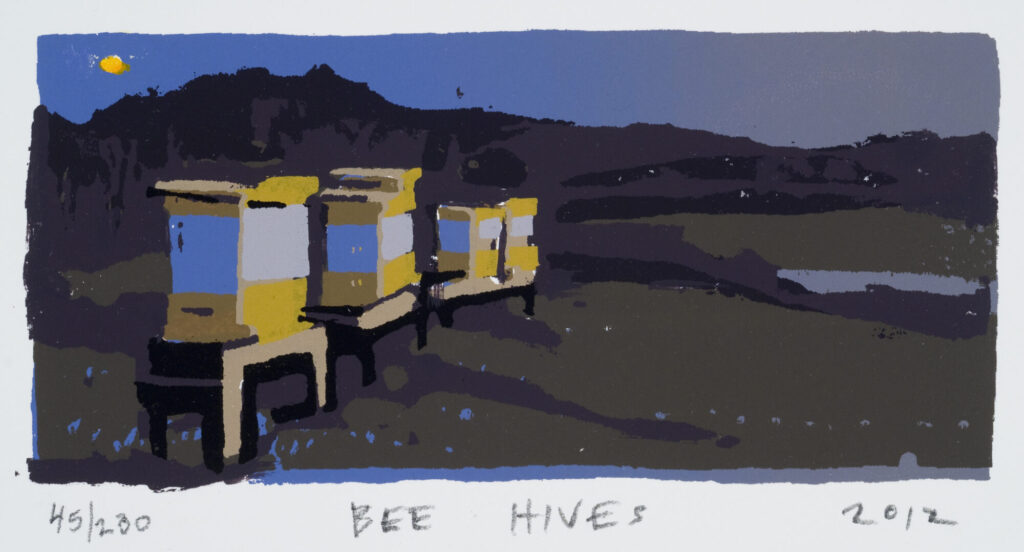 2012 silkscreen print 5.75 x 7.5