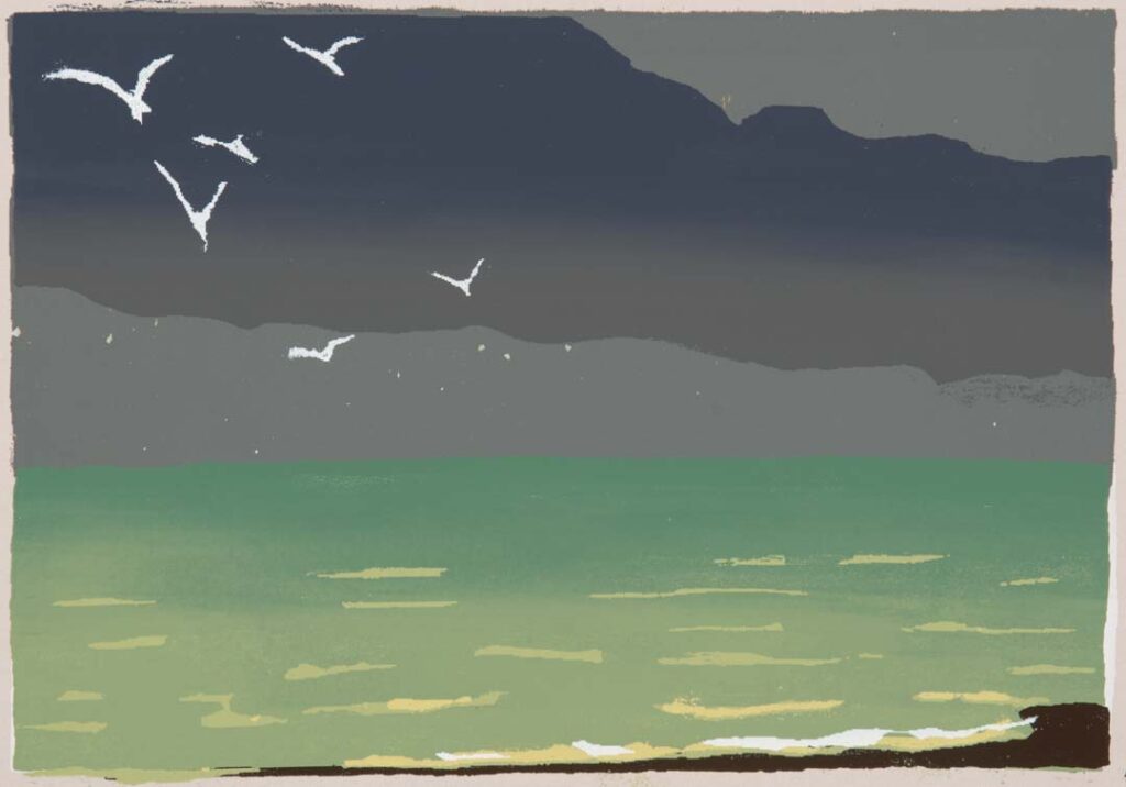 2023 silkscreen print 5 x 7