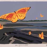 2021 silkscreen print 5 x 7