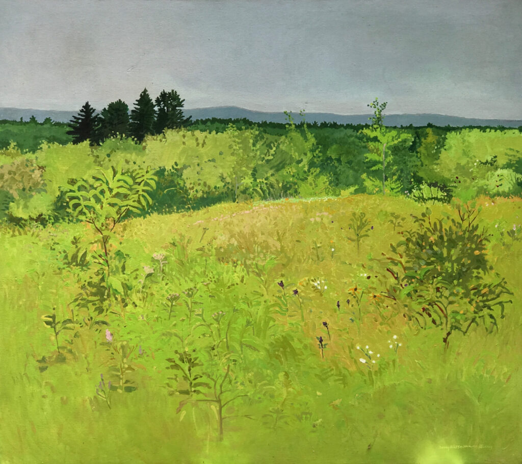 1974 oil on canvas 48 x 54 inches