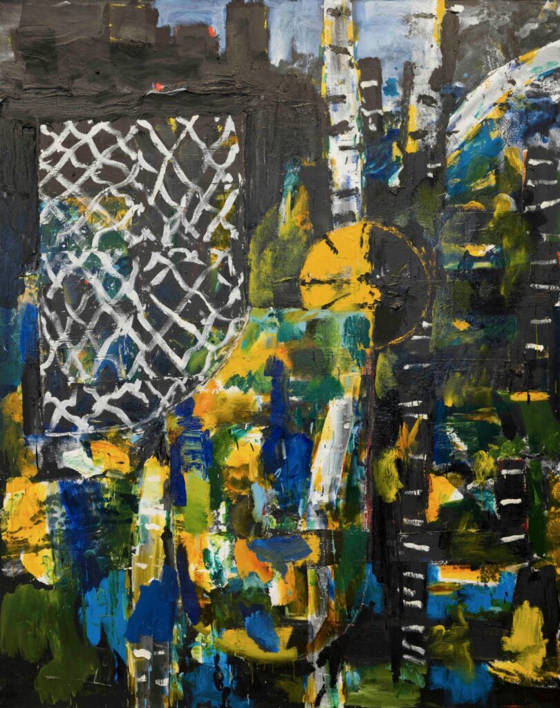 2026 oil on canvas 84 x 66 inches